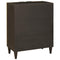 vidaXL Sideboard Black and Gold 60 x 33 x 75 cm Solid mango wood