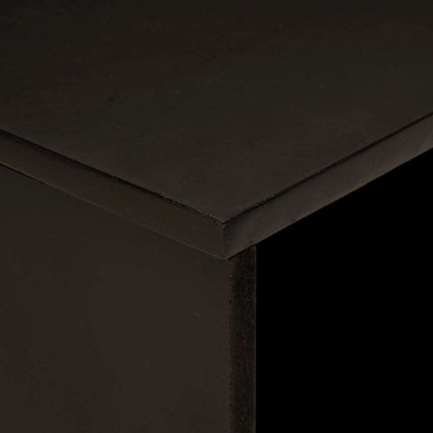 vidaXL Coffee Table Black and Gold 80 x 50 x 40 cm
