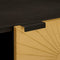 vidaXL Coffee Table Black and Gold 80 x 50 x 40 cm