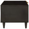 vidaXL Coffee Table Black and Gold 80 x 50 x 40 cm