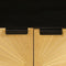 vidaXL Coffee Table Black and Gold 80 x 50 x 40 cm