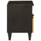 vidaXL Bedside Table with Drawer 2 pcs Black and Gold 40 x 33 x 46 cm