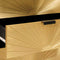 vidaXL Bedside Table with Drawer Black and Gold 50 x 33 x 60 cm