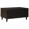 vidaXL Coffee Table Black and Gold 80 x 54 x 40 cm Solid mango wood