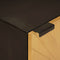 vidaXL Bathroom Cabinet with Shelf Black and Gold 38 x 33 x 48 cm