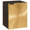 vidaXL Bathroom Cabinet with Shelf Black and Gold 38 x 33 x 48 cm
