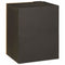 vidaXL Bathroom Cabinet with Shelf Black and Gold 38 x 33 x 48 cm