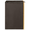 vidaXL Bathroom Cabinet with Shelf Black and Gold 38 x 33 x 48 cm