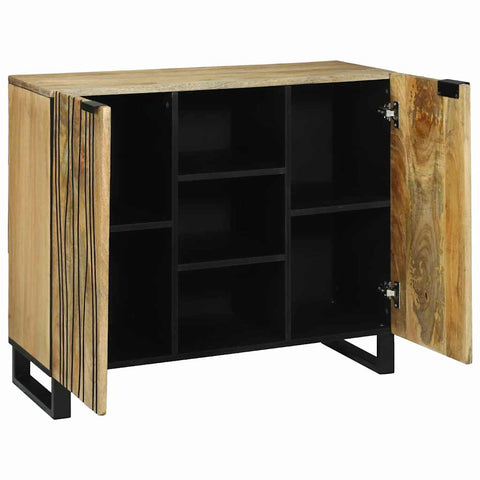 vidaXL Sideboard Brown 90 x 33 x 75 cm Solid mango wood