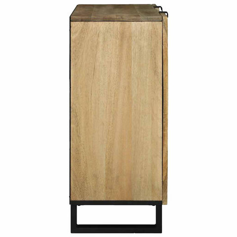 vidaXL Sideboard Brown 90 x 33 x 75 cm Solid mango wood