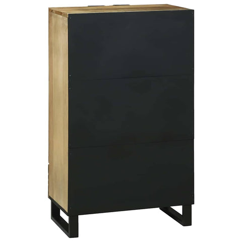 vidaXL Highboard 60x33.5x100 cm Solid Wood Mango
