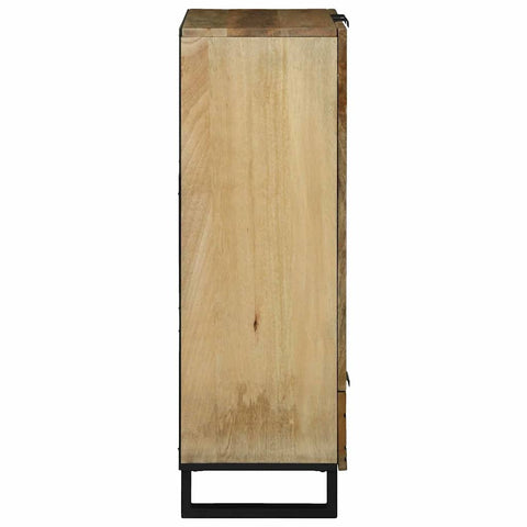vidaXL Highboard 60x33.5x100 cm Solid Wood Mango