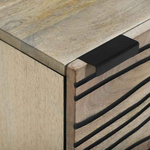 vidaXL Bedside Tables Natural 40 x 33 x 46 cm Solid mango wood