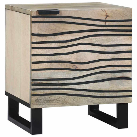 vidaXL Bedside Tables Natural 40 x 33 x 46 cm Solid mango wood
