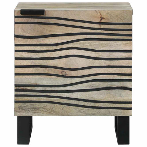 vidaXL Bedside Tables Natural 40 x 33 x 46 cm Solid mango wood