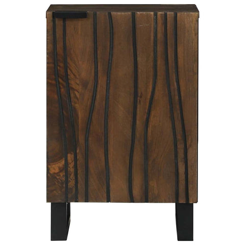 vidaXL Bathroom Sink Cabinet Walnut 38 x 33.5 x 58 cm Engineered wood
