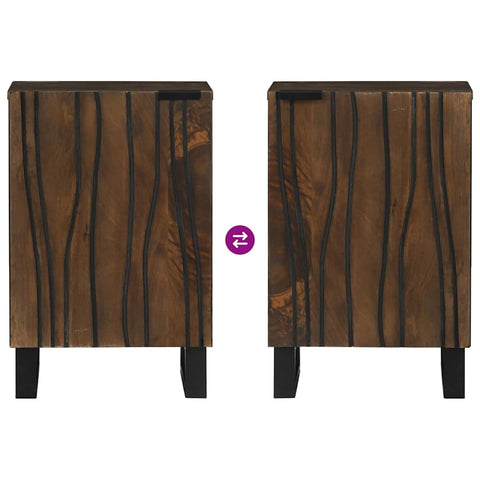 vidaXL Bathroom Sink Cabinet Walnut 38 x 33.5 x 58 cm Engineered wood