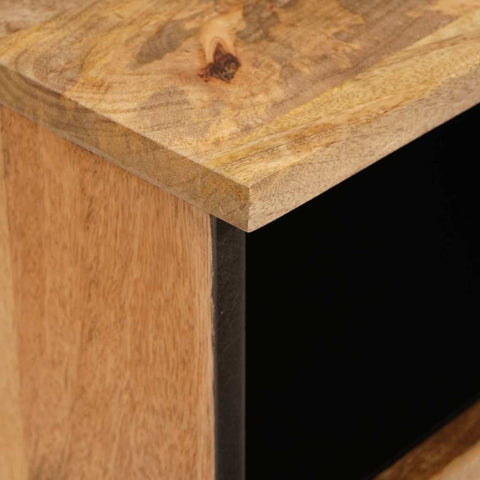 vidaXL Bedside Cabinet Natural 40 x 33 x 46 cm Solid Mango Wood