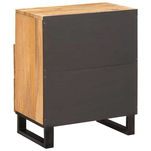 vidaXL Bedside Cabinet Natural 50 x 33 x 60 cm Solid Mango Wood