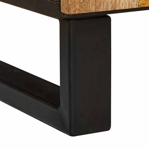 vidaXL Bedside Cabinet Natural 50 x 33 x 60 cm Solid Mango Wood