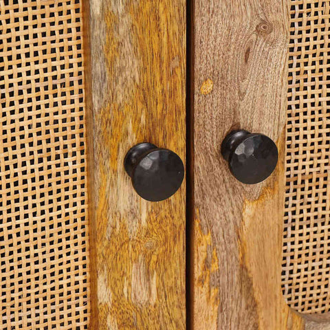 vidaXL Bedside Cabinet Natural 50 x 33 x 60 cm Solid Mango Wood