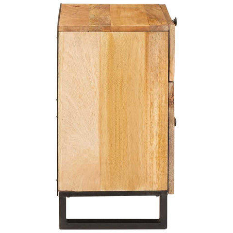 vidaXL Bedside Cabinet Natural 50 x 33 x 60 cm Solid Mango Wood