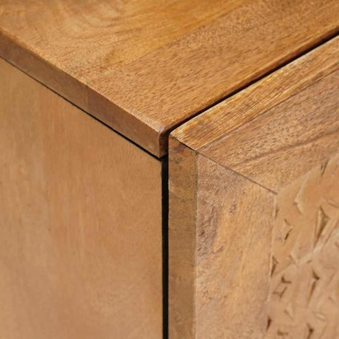 vidaXL Bedside Table 2 pcs Light brown 40 x 33 x 46 cm
