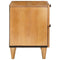 vidaXL Bedside Table Light brown 40 x 33 x 46 cm Solid mango wood