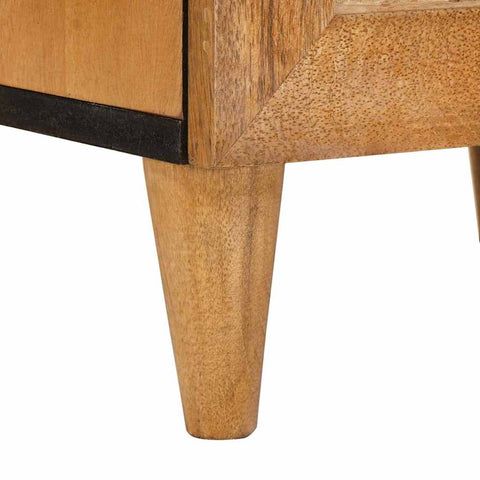 vidaXL Bedside Table with Drawer 2 pcs Light brown 40 x 33 x 46 cm