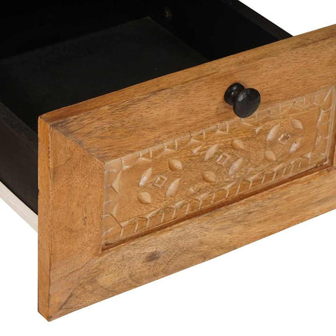 vidaXL TV Cabinet Light brown 70 x 33 x 46 cm Solid mango wood