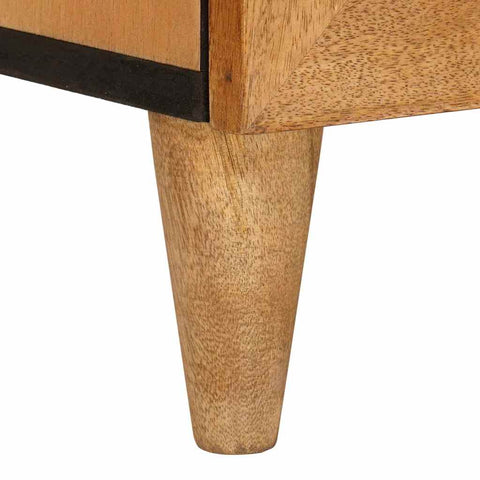 vidaXL TV Cabinet Light brown 70 x 33 x 46 cm Solid mango wood
