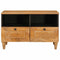 vidaXL TV Cabinet Light brown 70 x 33 x 46 cm Solid mango wood