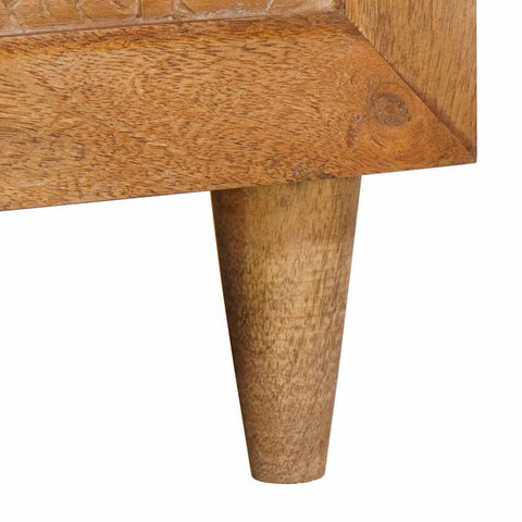 vidaXL Coffee Table Light brown 80 x 50 x 40 cm Solid mango wood