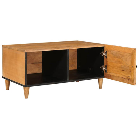 vidaXL Coffee Table Light brown 80 x 50 x 40 cm Solid mango wood