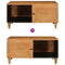 vidaXL Coffee Table Light brown 80 x 50 x 40 cm Solid mango wood