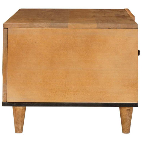 vidaXL Coffee Table Light brown 80 x 50 x 40 cm Solid mango wood