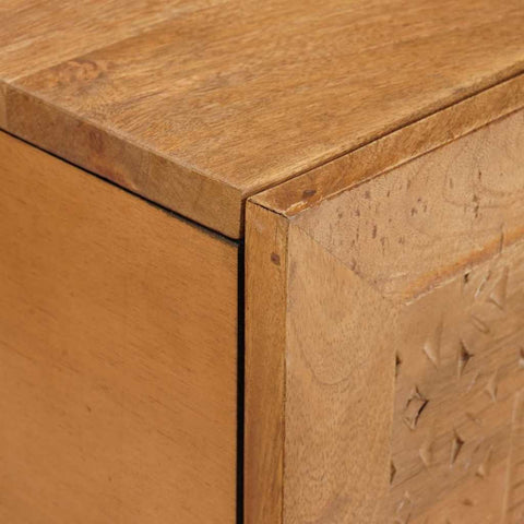 vidaXL Coffee Table Light brown 80 x 50 x 40 cm Solid mango wood