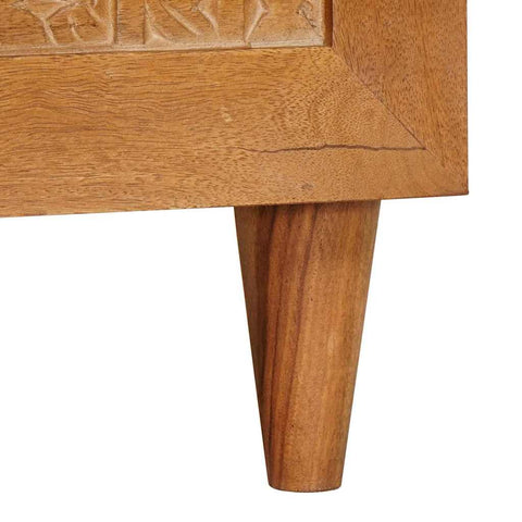 vidaXL Coffee Table Light brown 80 x 50 x 40 cm Solid mango wood