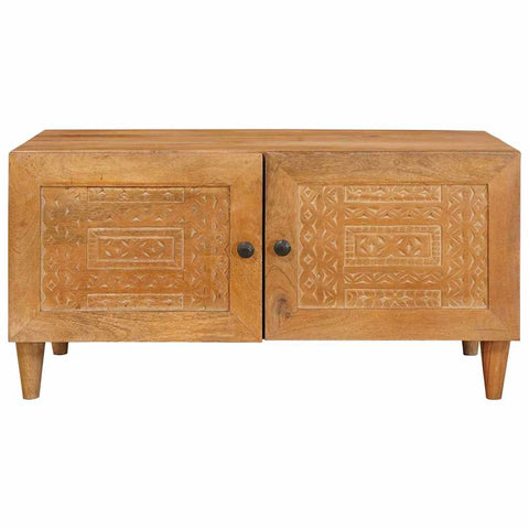 vidaXL Coffee Table Light brown 80 x 50 x 40 cm Solid mango wood