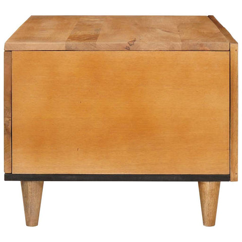 vidaXL Coffee Table Light brown 80 x 50 x 40 cm Solid mango wood