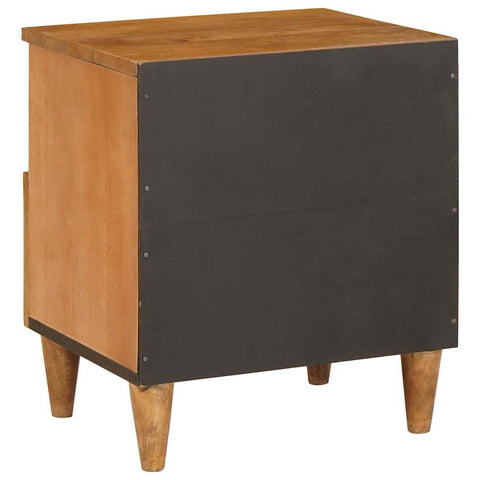 vidaXL Bedside Table with Drawer 2 pcs Light brown 40 x 33 x 46 cm