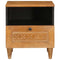 vidaXL Bedside Table with Drawer 2 pcs Light brown 40 x 33 x 46 cm