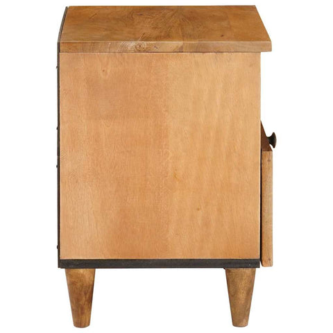 vidaXL Bedside Table with Drawer 2 pcs Light brown 40 x 33 x 46 cm