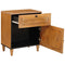 vidaXL Bedside Table Light brown 50 x 33 x 60 cm Solid mango wood