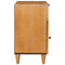 vidaXL Bedside Table Light brown 50 x 33 x 60 cm Solid mango wood