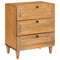 vidaXL Bedside Table Light brown 50 x 33 x 60 cm Solid mango wood