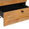 vidaXL Bedside Table Light brown 50 x 33 x 60 cm Solid mango wood