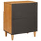 vidaXL Bedside Table Light brown 50 x 33 x 60 cm Solid mango wood