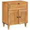 vidaXL Bedside Table Light brown 50 x 33 x 60 cm Solid mango wood