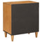 vidaXL Bedside Table Light brown 50 x 33 x 60 cm Solid mango wood